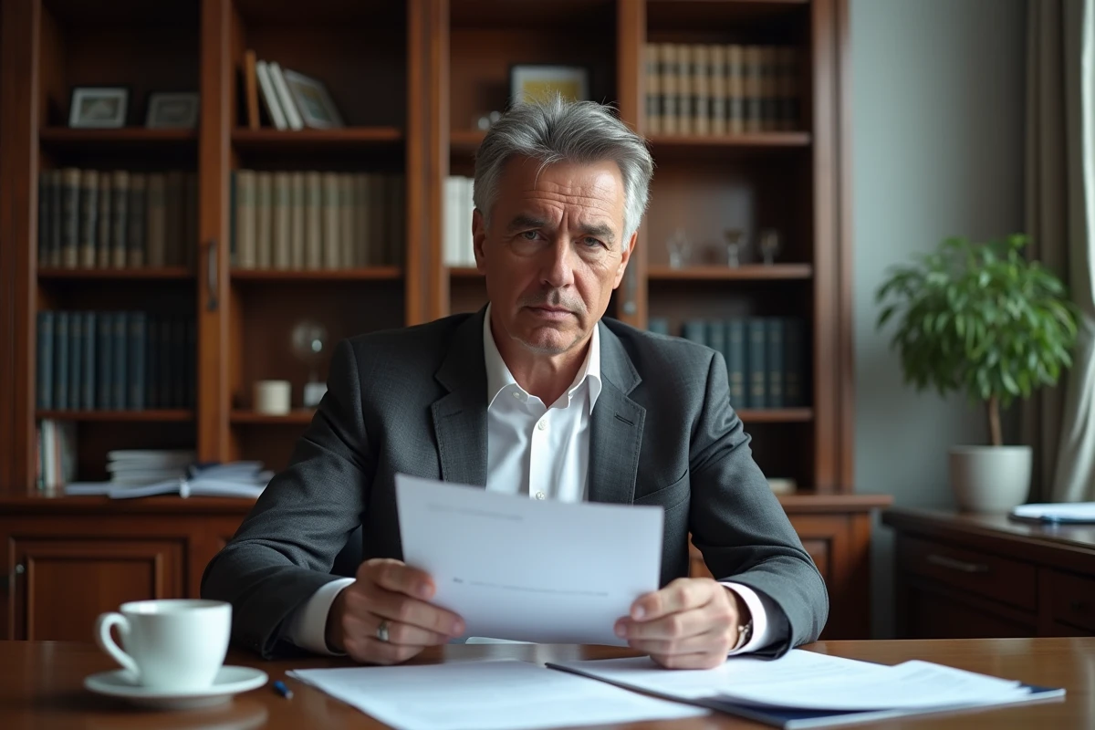 Avocat spécialisé en copropriété consultant un dossier juridique lié à un litige de fuite d'eau