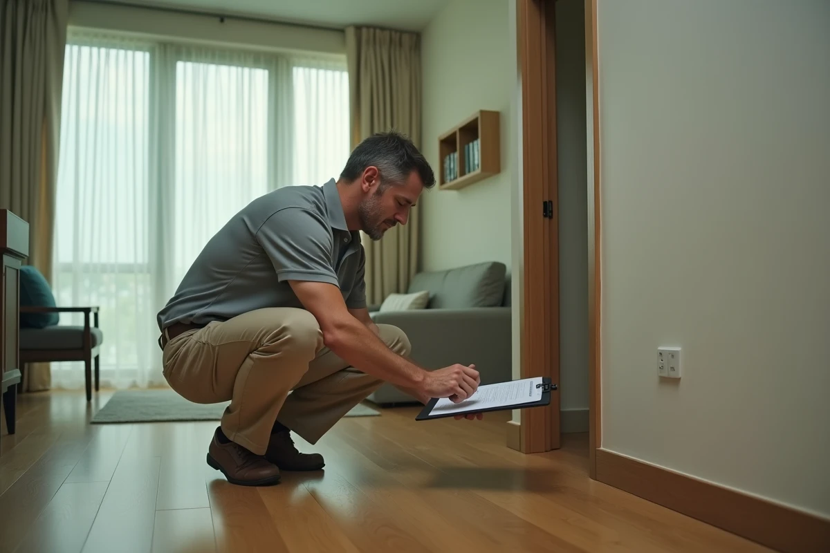 État des lieux de sortie dans un appartement meublé lors de la restitution du dépôt de garantie