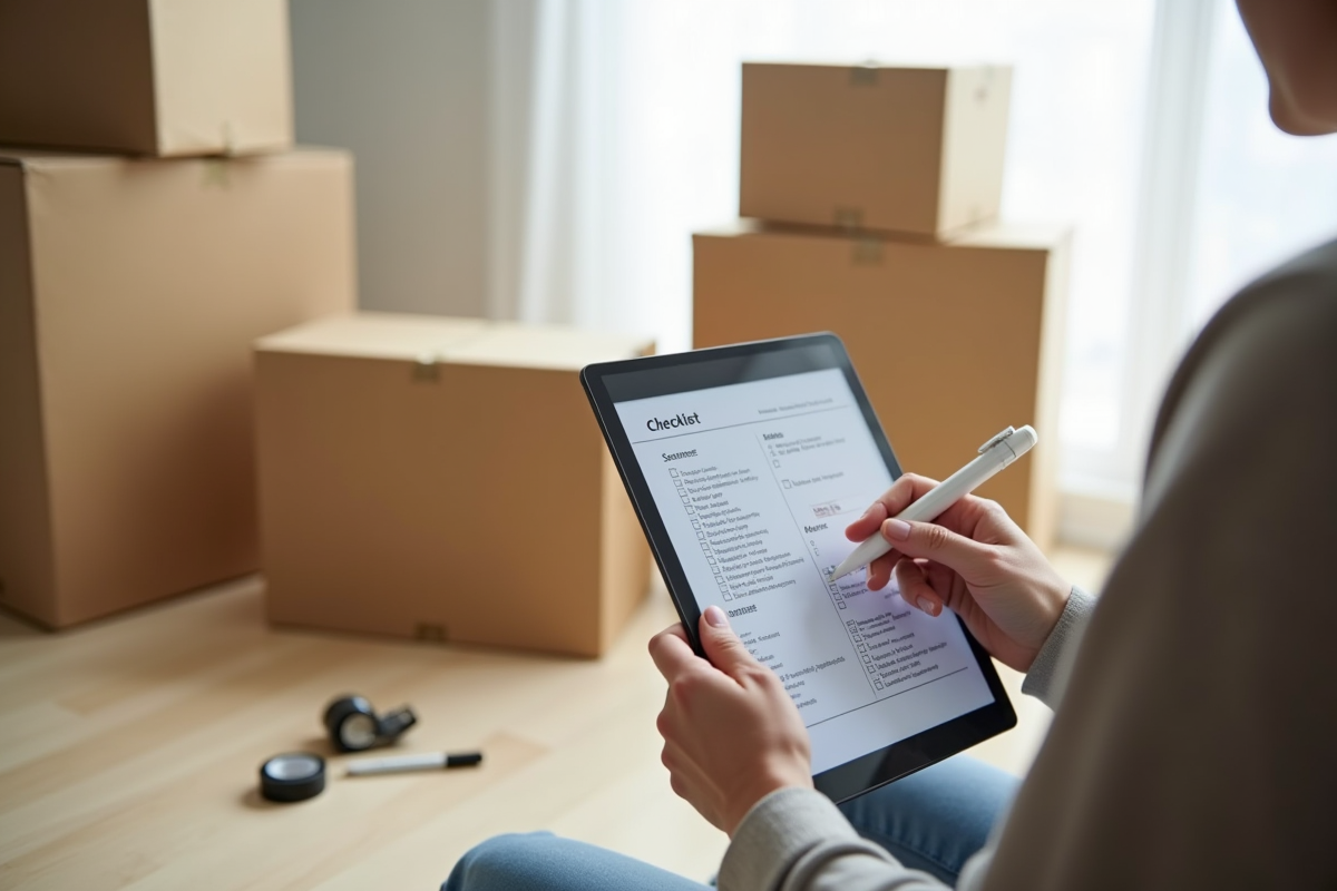 déménagement cartons